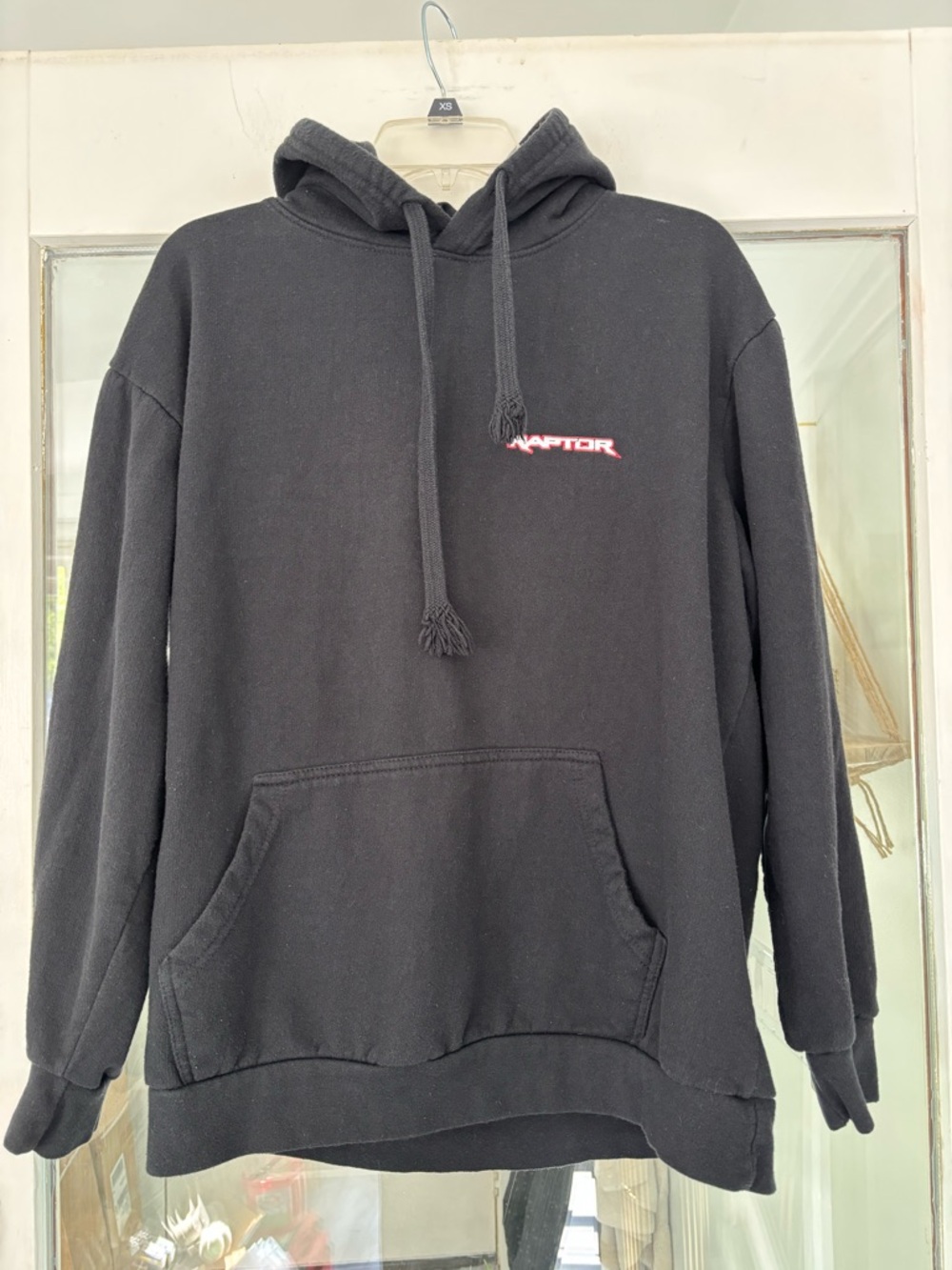 Ford Black Hoodie with Small Red Accent Logo